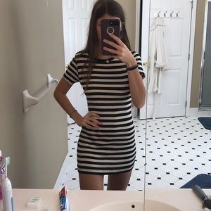 Brandy Melville Striped T Shirt Dress